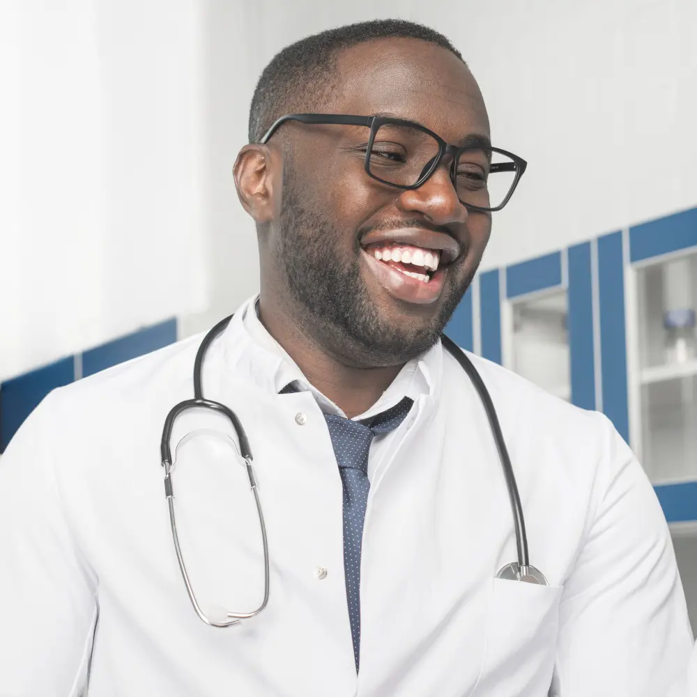 Black woman receiving supportive wellness guidance